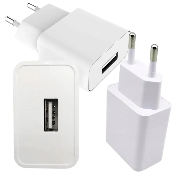 ŁADOWARKA SIECIOWA KOSTKA USB DO TELEFONU UNIWERSALNA SZYBKA DO SWIATEŁEK