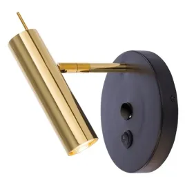 kinkiet-scienny-amos-0173-okragla-metalowa-tuba-regulowana-czarna-zlota