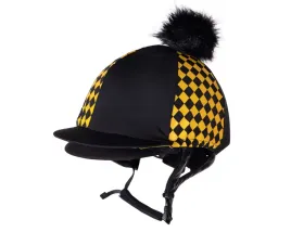 czapeczka-na-kask-qhp-omaha-z-pomponem-czarna-zolta