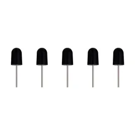 nosnik-gumowy-trzpien-do-kapturkow-sciernych-pedicure-czarny-16mm-5-szt