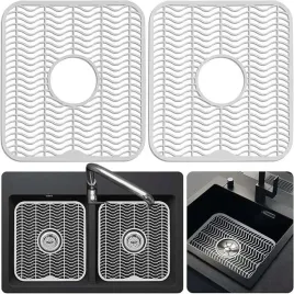 mata-do-zlewu-kuchennego-plastikowa-ochronna-30x28cm-zestaw-2szt-biala