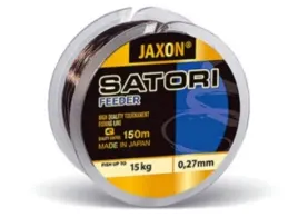 zylka-jaxon-satori-feeder-027mm-150m-ciemny-braz-rozciagliwa-grunt
