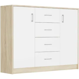 komoda-o-szerokosci-110-cm-z-szafka-i-4-szufladami-w-wykonczeniu-sonoma-mix-u1