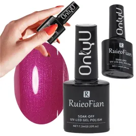 rozowy-brokatowy-hybrydowy-lakier-do-paznokci-lakier-uv-onlyu-l107
