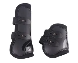 ochraniacze-dla-konia-qhp-tendon-komplet-na-kolki-czarne-cob