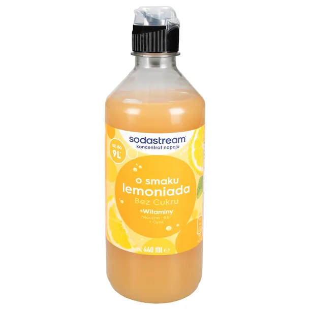 SYROP KONCENTRAT DO SATURATORA SODASTREAM LEMONADE 440ML BEZ CUKRU 440ML