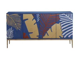 niebieska-komoda-recznie-malowany-wzor-roslinny-eleganza