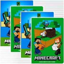 zeszyt-a5-w-3-linie-kolorowe-16-kartek-minecraft-szkolny-astra-4-szt