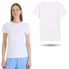 damski-t-shirt-koszulka-basic-4f-4fwmm00ttshf2255-bialy
