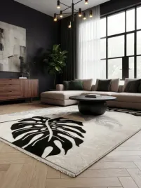 dywan-120x170-aura-liscie-monstera-kremowy-1800-g-m2