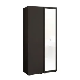 szafa-czarna-z-lustrem-dwudrzwiowa-90-cm-uchylna-garderoba-przedpokoj-aria
