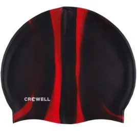 czepek-plywacki-silikonowy-crowell-multi-flame-czarno-czerwony-kol-02