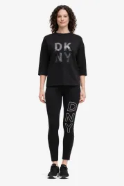 dkny-czarna-bluza-z-polyskujacym-nadrukiem-i-rekawem-3-4-xs-i4b