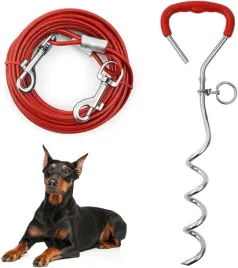 2x-smycz-kabel-6-m-z-kolkiem-spiralnym-dla-psa-do-ogrodu-kempingu