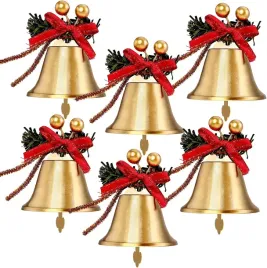 2x-dzwonki-swiateczne-metalowe-zlote-6-sztuk-z-kokardkami-i-ozdobami