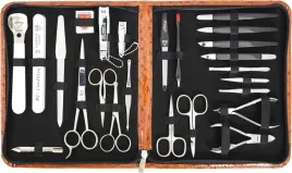 2x-manicure-i-pedicure-23-elementowy-w-etui-kognacowym-skora-pu