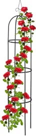 2x-pergola-obelisk-metalowa-200-cm-podpora-do-roz-czarna