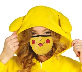 maseczka-ochronna-z-nadrukiem-pikachu