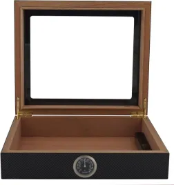 2x-humidor-na-30-cygar-z-higrometrem-i-nawilzaczem-wyglad-wlokna-wegloweg