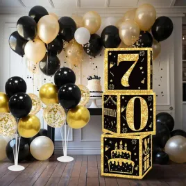 2x-dekoracje-na-70-urodziny-pudelka-czarno-zlote-3szt