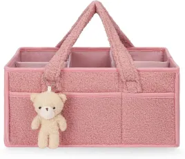 2x-organizer-na-pieluchy-dla-niemowlat-pluszowy-z-misiem-rozowy
