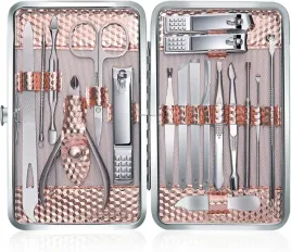2x-manicure-i-pedicure-18-elementowy-w-etui-skorzanym-rozowe-zloto