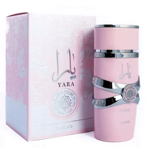 Lattafa Yara 100 ml woda perfumowana różowa perfumy arabskie