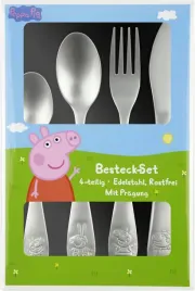 2x-sztucce-dzieciece-4-czesci-stal-nierdzewna-z-motywem-swinki-peppa