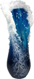 2x-wazon-z-zywicy-morski-30-cm-niebieski-ocean