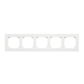 ramka-5-krotna-bialy-mat-simon-55-tr5-111-kontakt-simon