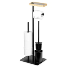 2x-stojak-na-papier-toaletowy-ze-szczotka-czarny-685-cm