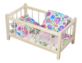 2x-drewniane-lozeczko-dla-lalek-naturalne-z-materacem-i-posciela-w-lowiecki
