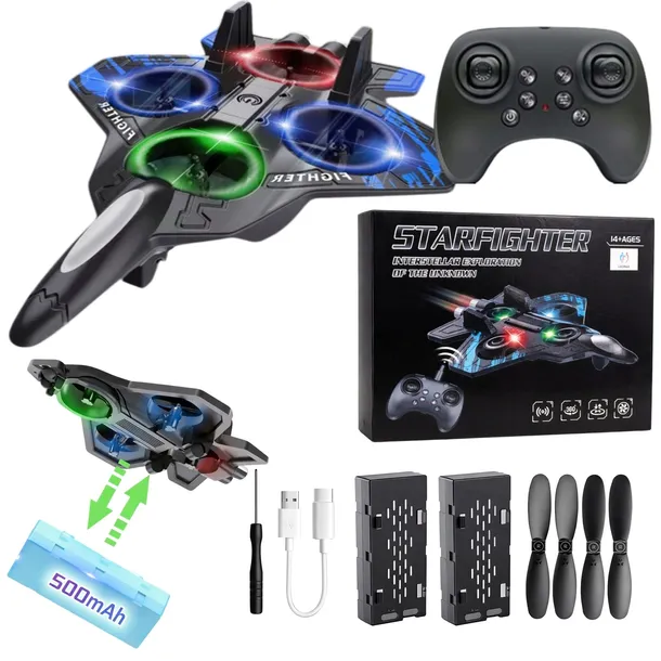 SAMOLOT ZDALNIE STEROWANY ODRZUTOWIEC DRON RC JET PILOT 2 x bateria 500mAh