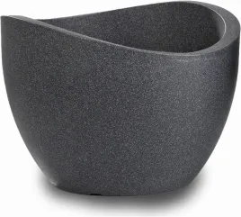 2x-donica-ogrodowa-50-cm-czarny-granit-37l