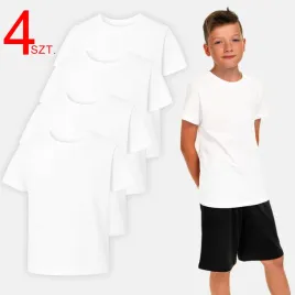 koszulka-t-shirt-chlopiecy-bawelniana-na-wf-zestaw-4-pak-biala-146