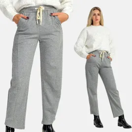 spodnie-damskie-z-bawelna-dresowe-casual-luzne-kieszenie-na-gumie-szare-xl