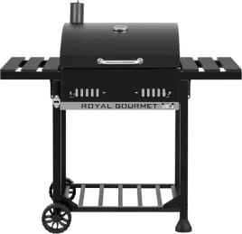 2x-grill-weglowy-ogrodowy-z-pokrywa-termometrem-i-polkami