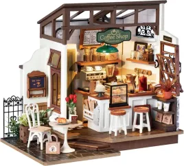 2x-kawiarnia-miniaturowa-domek-dla-lalek-drewniany-z-led-diy
