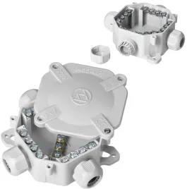 puszka-elektryczna-hermetyczna-natynkowa-4-dlawnice-122-x-122mm-ip67-szara