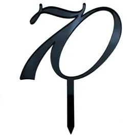 topper-na-tort-70-urodziny-liczba-cyfry-czarny-ozdobadekoracja-z-plexi-8-cm