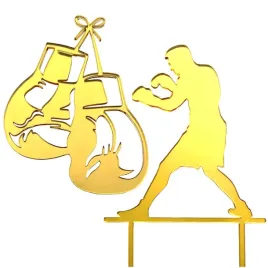 dekoracje-na-tort-dla-boksera-topper-bokser-zloty-piesciarz-rekawice-2-szt