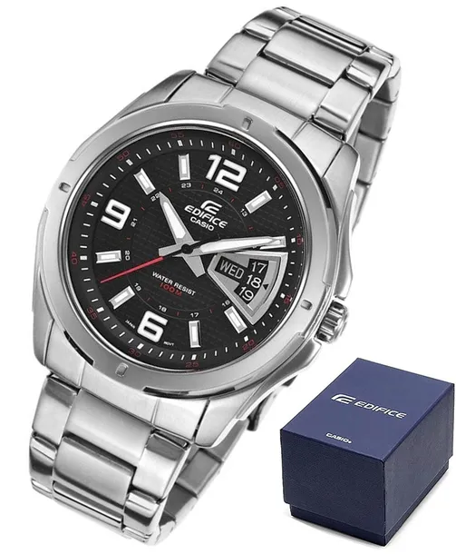 ZEGAREK MĘSKI CASIO EDIFICE EF-129D-1AVEF + PUDEŁKO