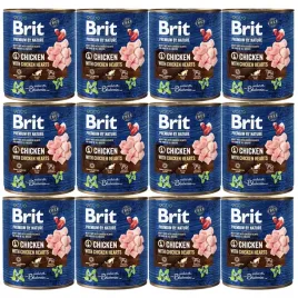 brit-premium-zestaw-12x800g-chickenandhearts-karma-mokra-dla-doroslych-psow