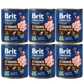 brit-premium-zestaw-6x800g-chickenandhearts-karma-mokra-dla-doroslych-psow