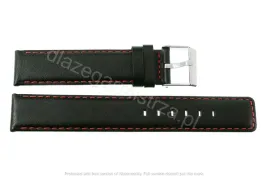 pasek-reda-20mm-gladki-prosty-czarny-pasek-czerwone-przeszycie