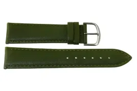 pasek-reda-20mm-gladki-ciemnozielony-pasek-zielone-przeszycie