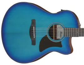 gitara-elektro-akustyczna-ibanez-aam50ce-sbo-sapphire-blue-burst-open-pore