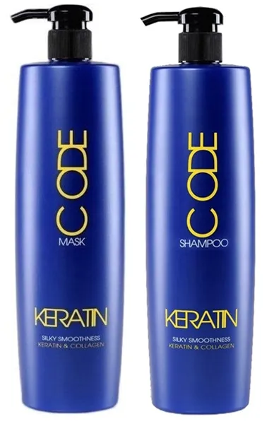 STAPIZ ZESTAW KERATIN CODE KERATYNA SZAMPON DO WŁOSÓW 1000ML + MASKA 1000ML