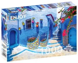puzzle-1000-el-szafszawan-niebieskie-miasto-maroko-enjoy