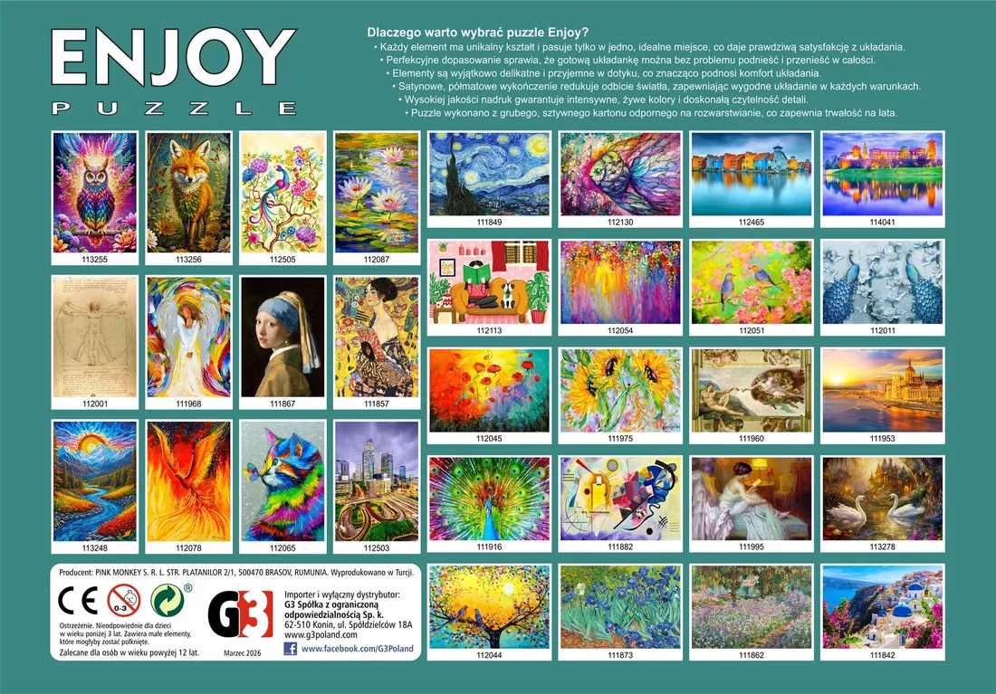 puzzle-1000-el-droga-do-wolnosci-enjoy-stan-nowy